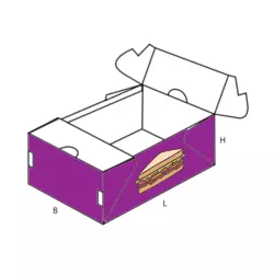 Ящики из гофрированного картона для кондитерских изделий