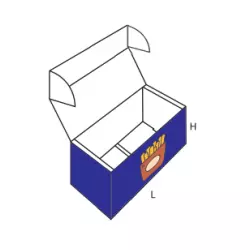 Ящик картонный с высечкой