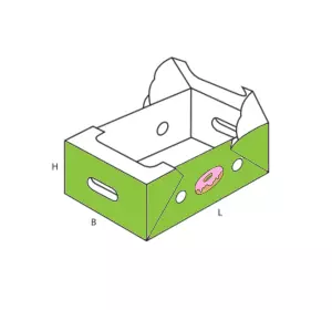 Гофролотки для фруктов Гофролотки для фруктов